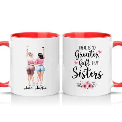 Two Tone 11oz Mug Red