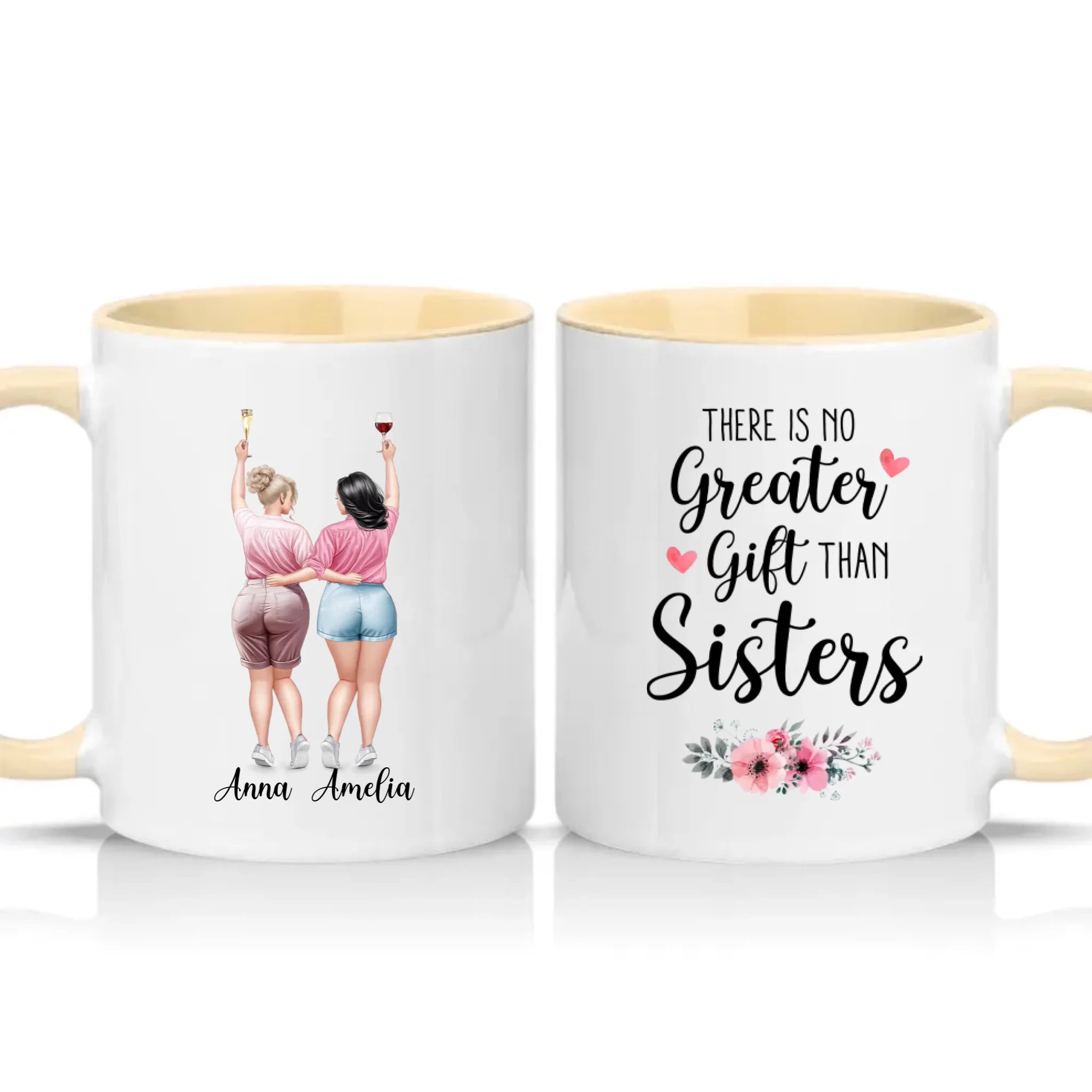 Two Tone 11oz Mug Cream