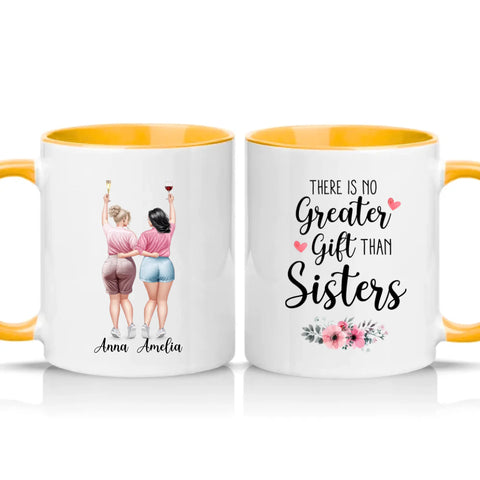 Two Tone 11oz Mug Golden Yellow