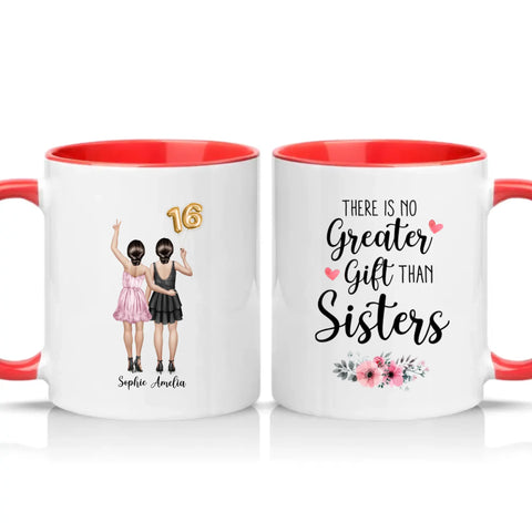Two Tone 11oz Mug Red