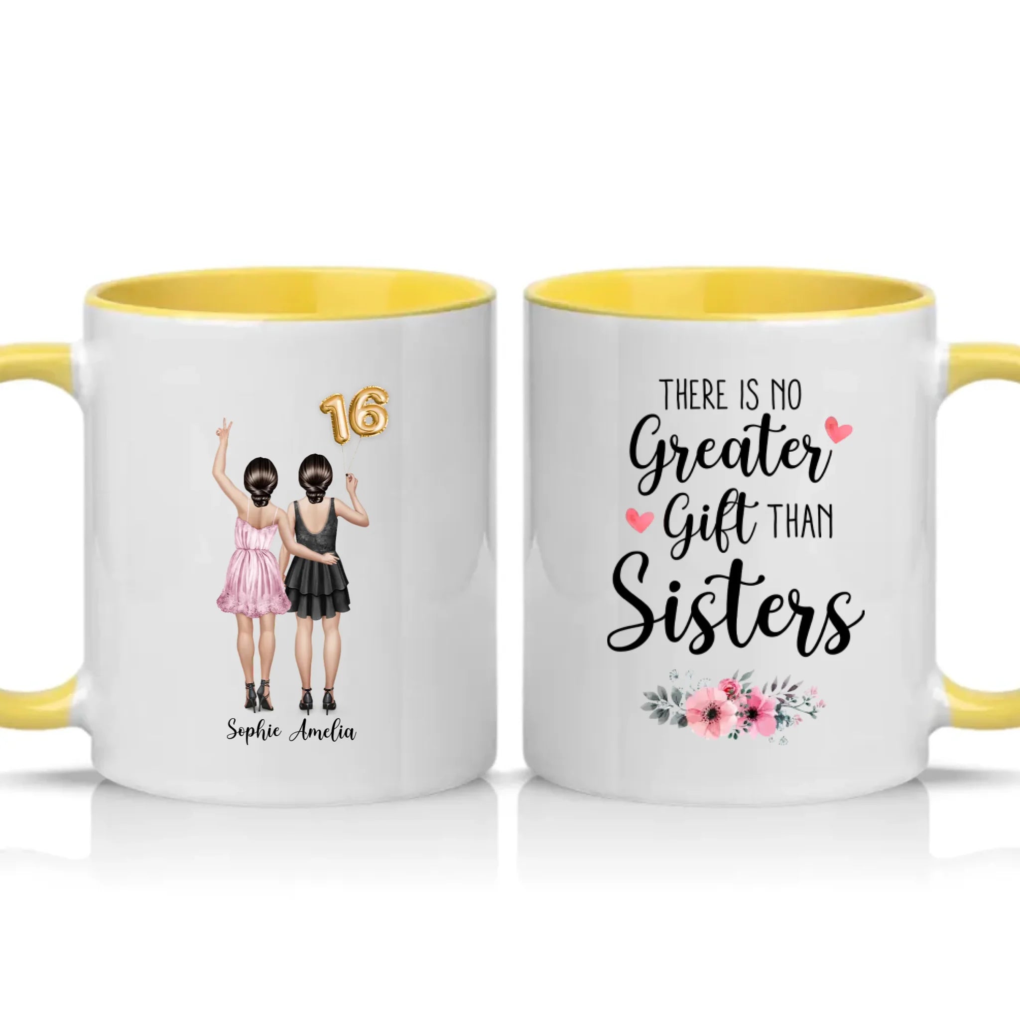 Two Tone 11oz Mug Yellow