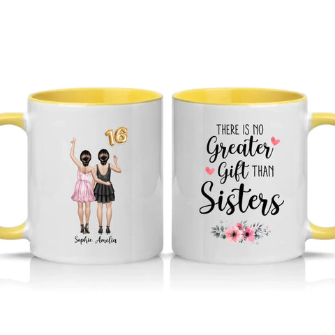Two Tone 11oz Mug Yellow