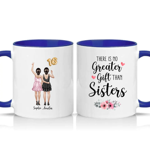 Two Tone 11oz Mug Dark Blue