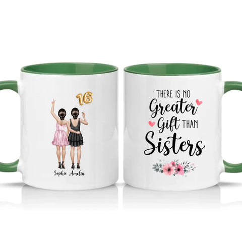 Two Tone 11oz Mug Racing Green