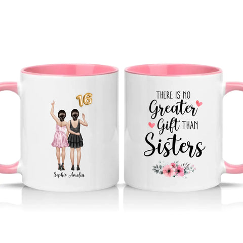 Two Tone 11oz Mug Pink