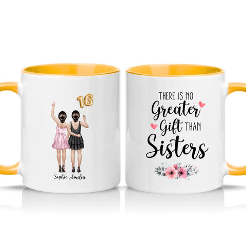 Two Tone 11oz Mug Golden Yellow