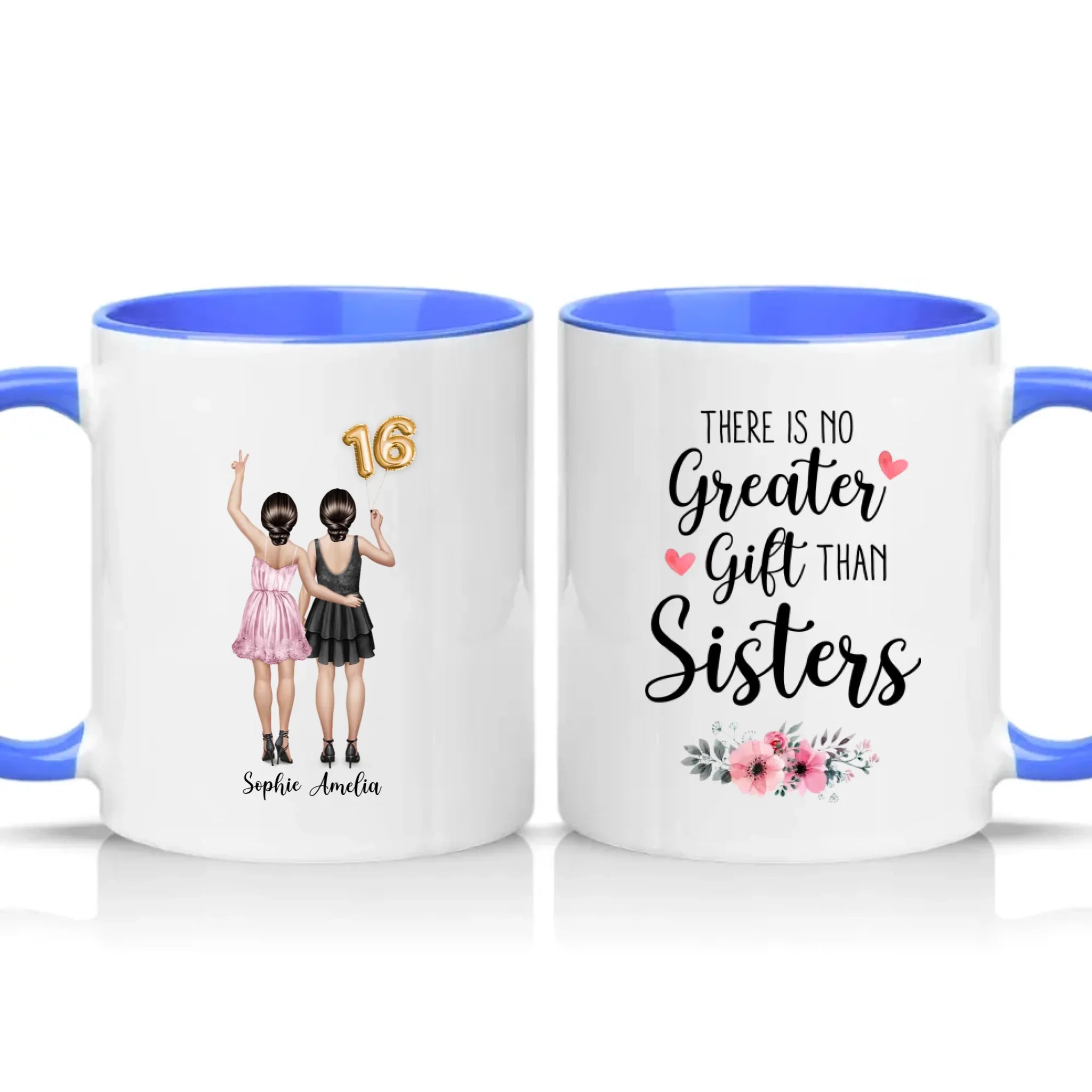 Two Tone 11oz Mug Medium Blue
