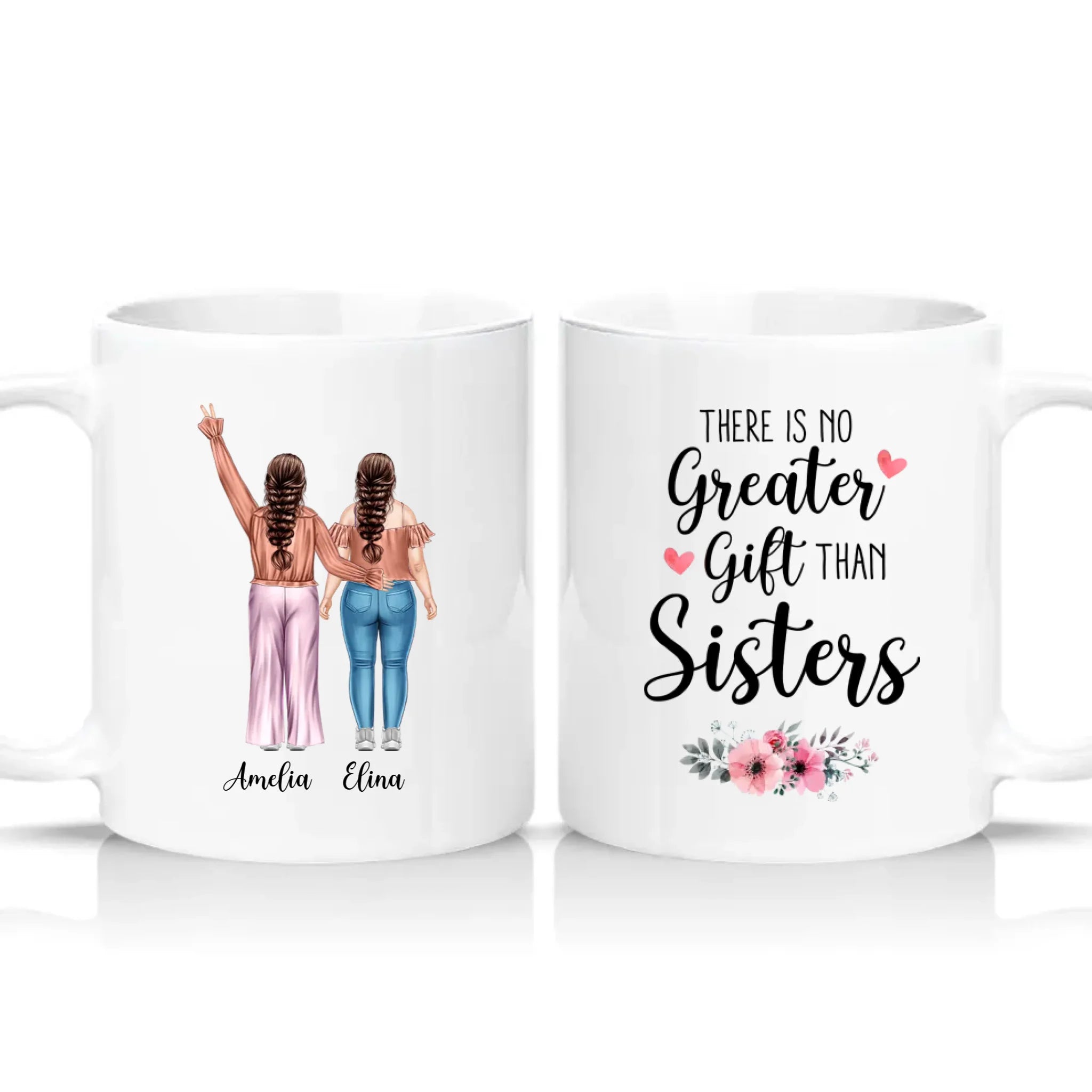 Two Tone 11oz Mug White