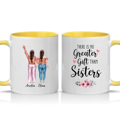 Two Tone 11oz Mug Yellow