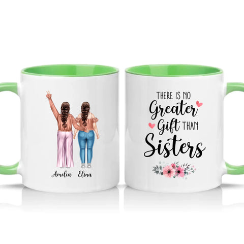 Two Tone 11oz Mug Green
