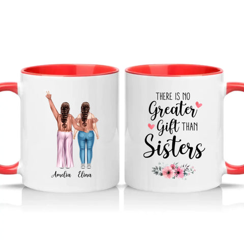 Two Tone 11oz Mug Red