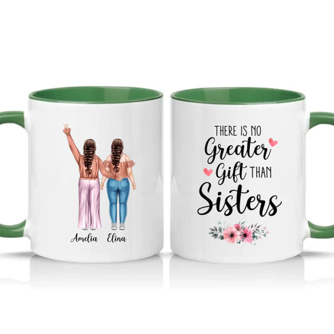 Two Tone 11oz Mug Racing Green