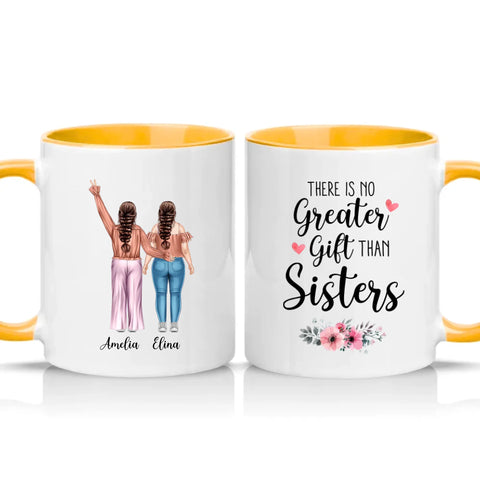 Two Tone 11oz Mug Golden Yellow
