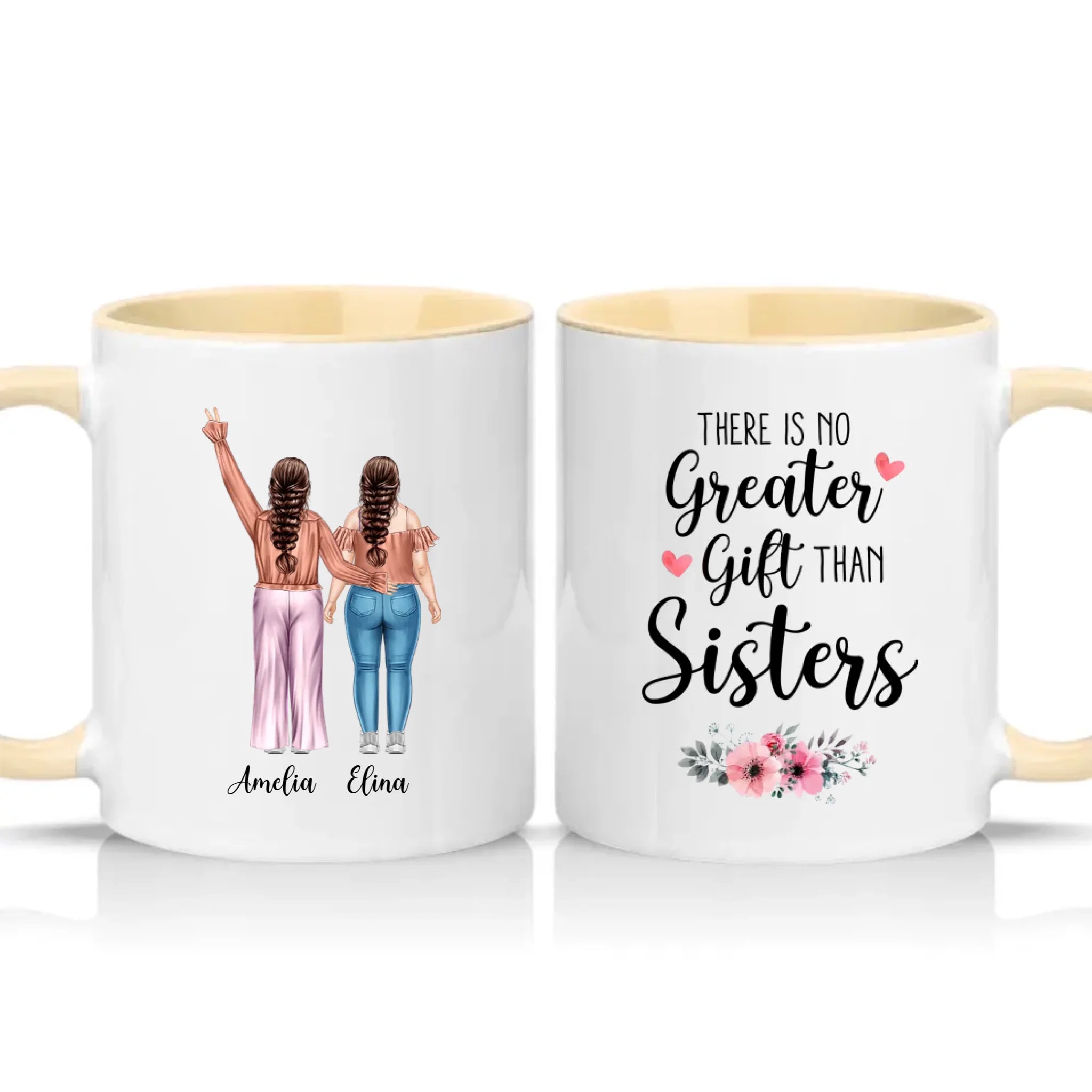 Two Tone 11oz Mug Cream