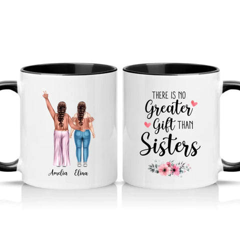 Two Tone 11oz Mug Black