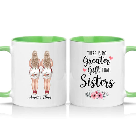 Two Tone 11oz Mug Green