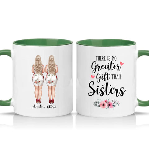 Two Tone 11oz Mug Racing Green