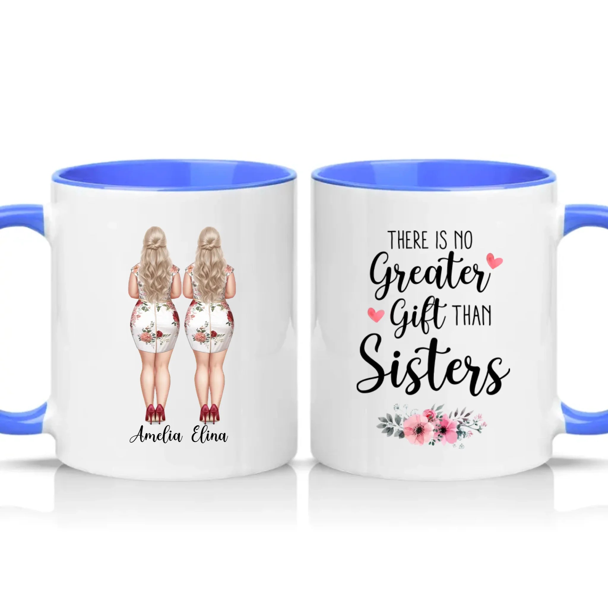 Two Tone 11oz Mug Medium Blue