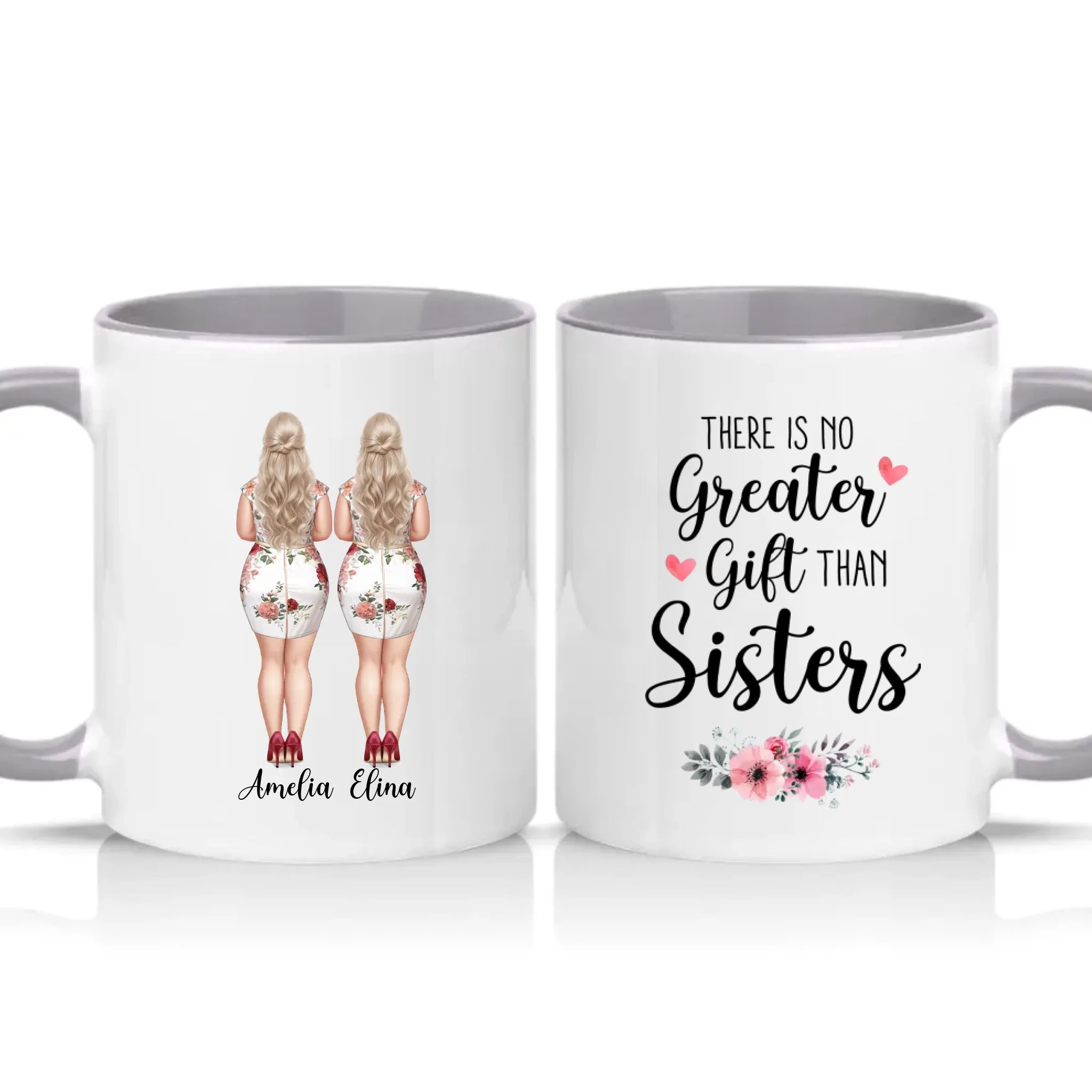 Two Tone 11oz Mug Grey