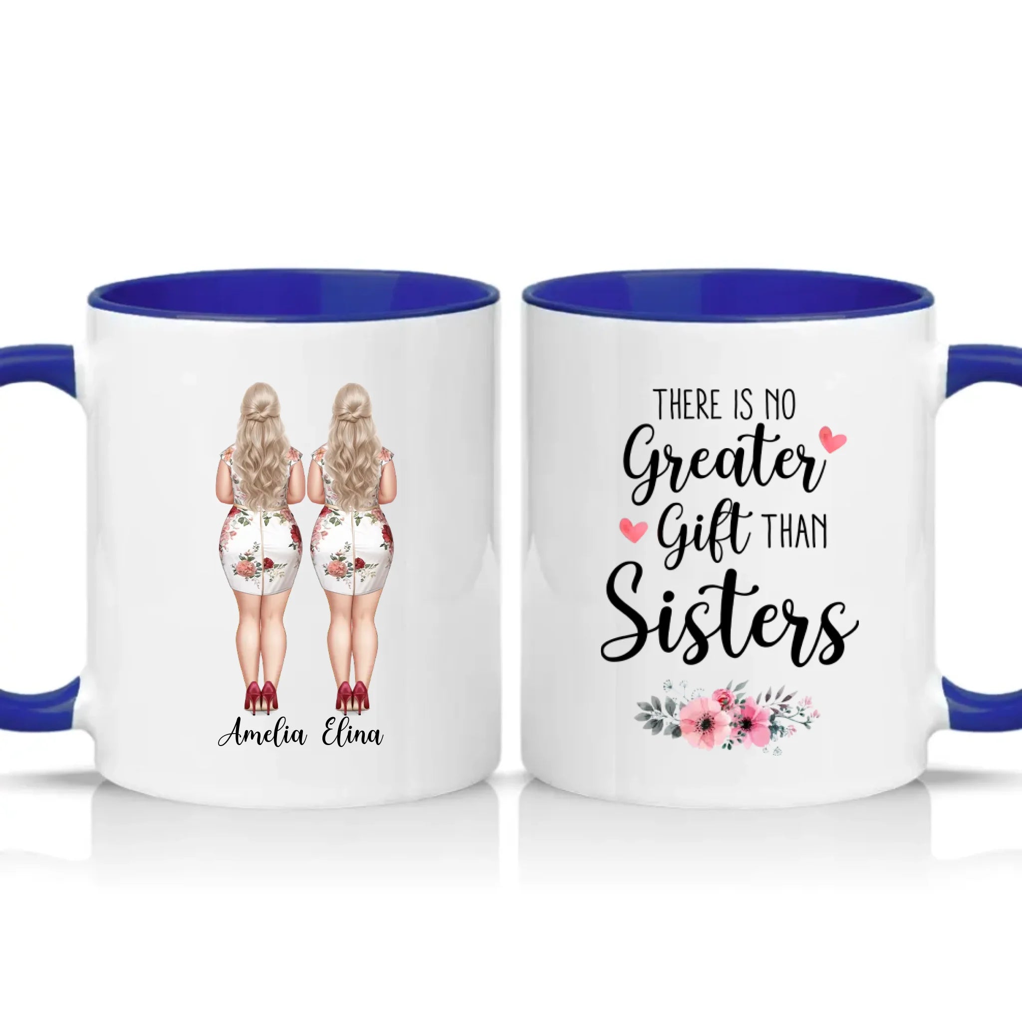 Two Tone 11oz Mug Dark Blue