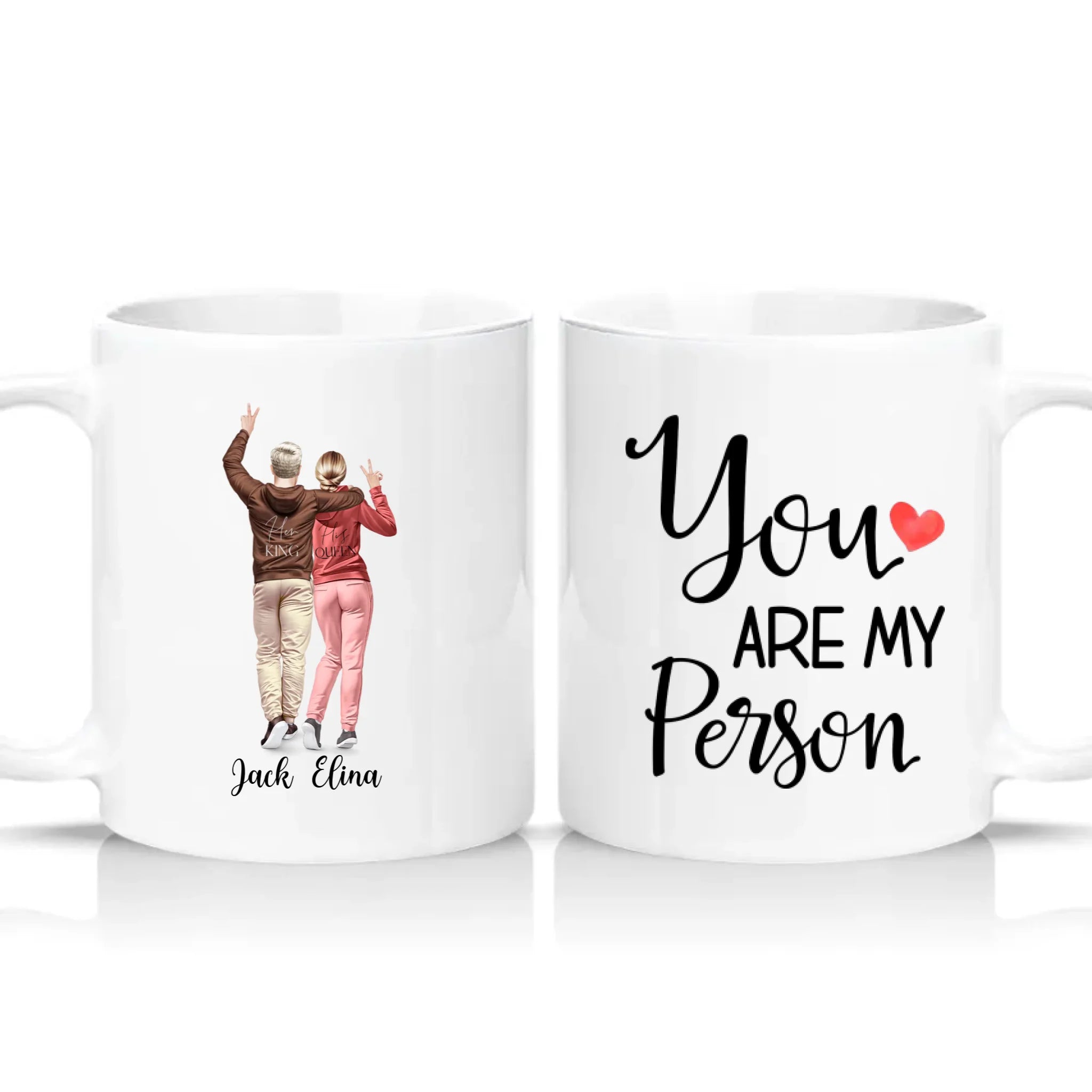 Two Tone 11oz Mug White