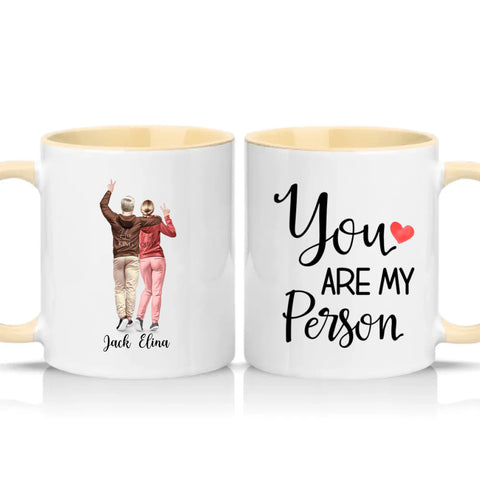Two Tone 11oz Mug Cream