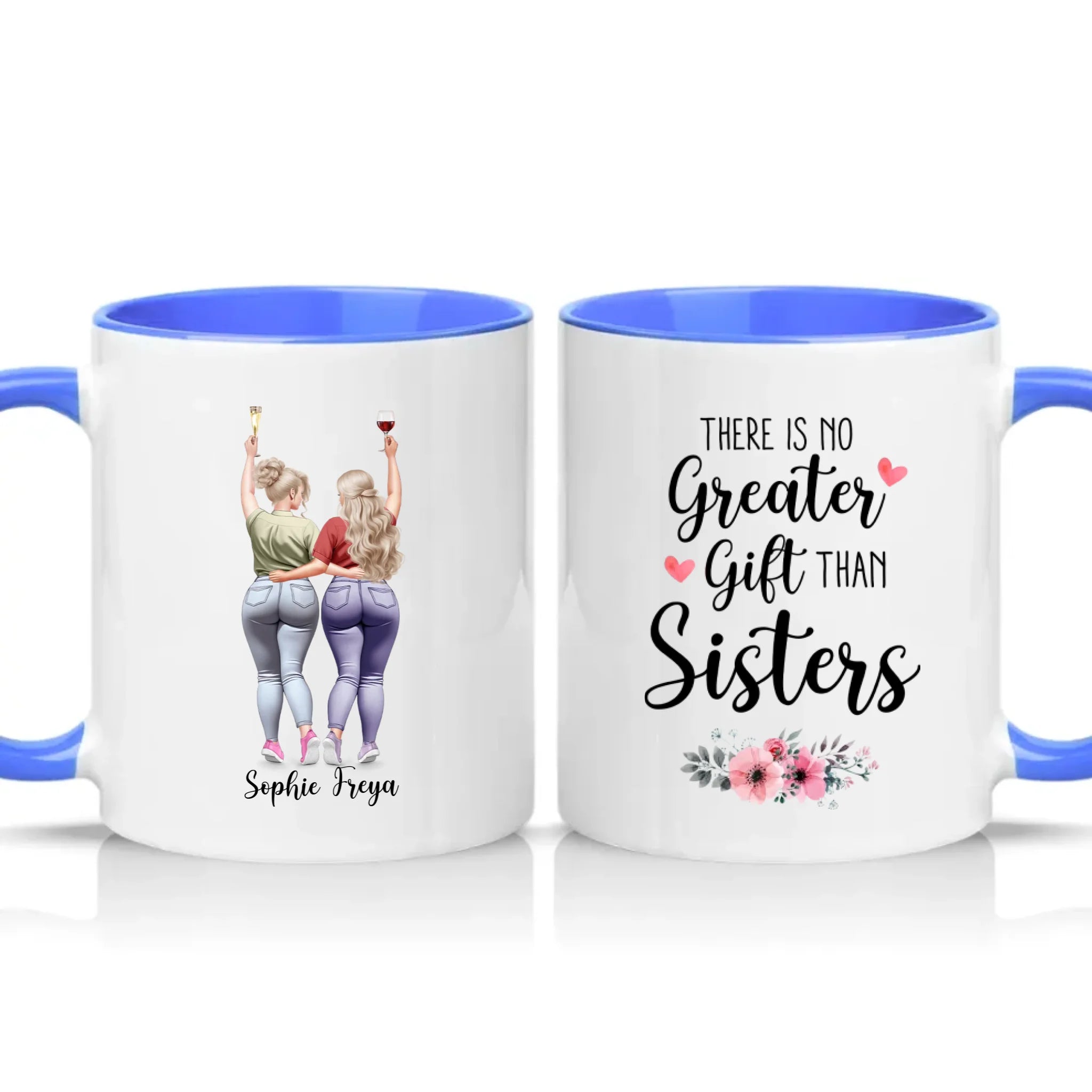 Two Tone 11oz Mug Medium Blue
