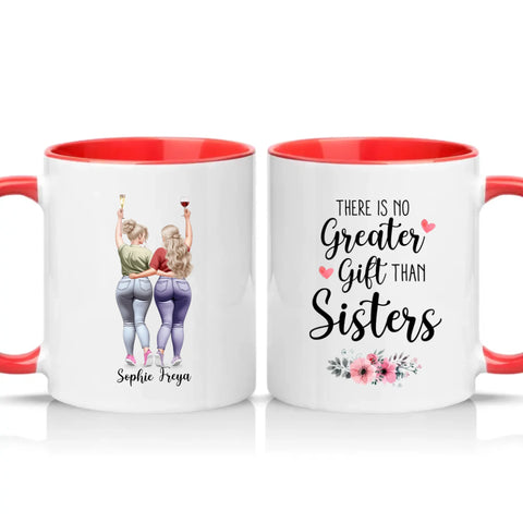 Two Tone 11oz Mug Red
