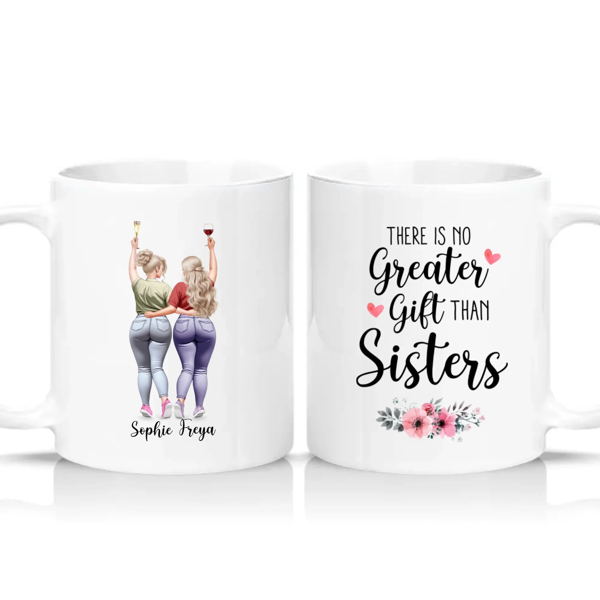 Two Tone 11oz Mug White