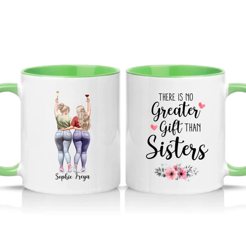 Two Tone 11oz Mug Green