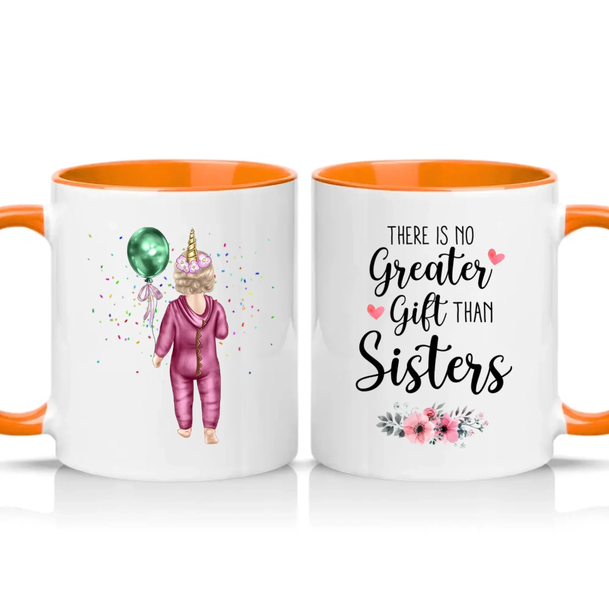 Two Tone 11oz Mug Orange