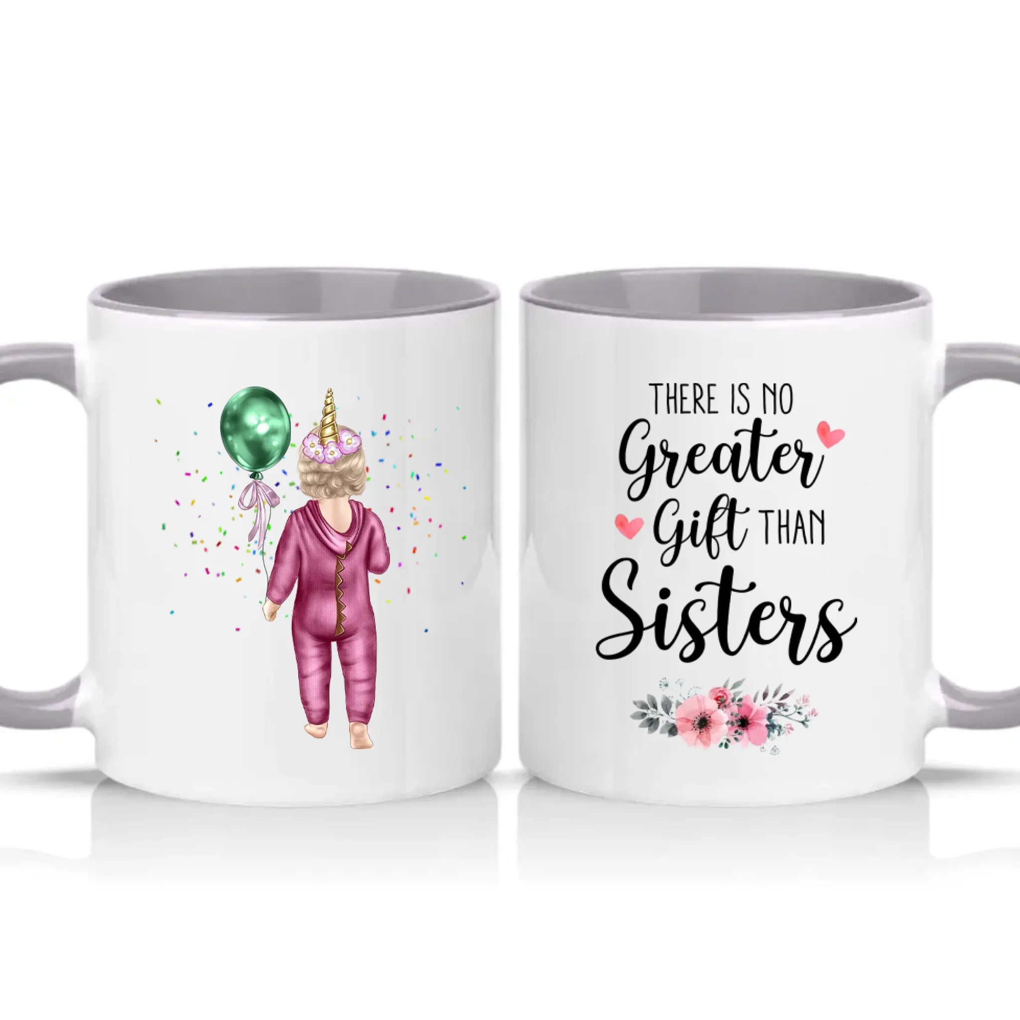 Two Tone 11oz Mug Grey