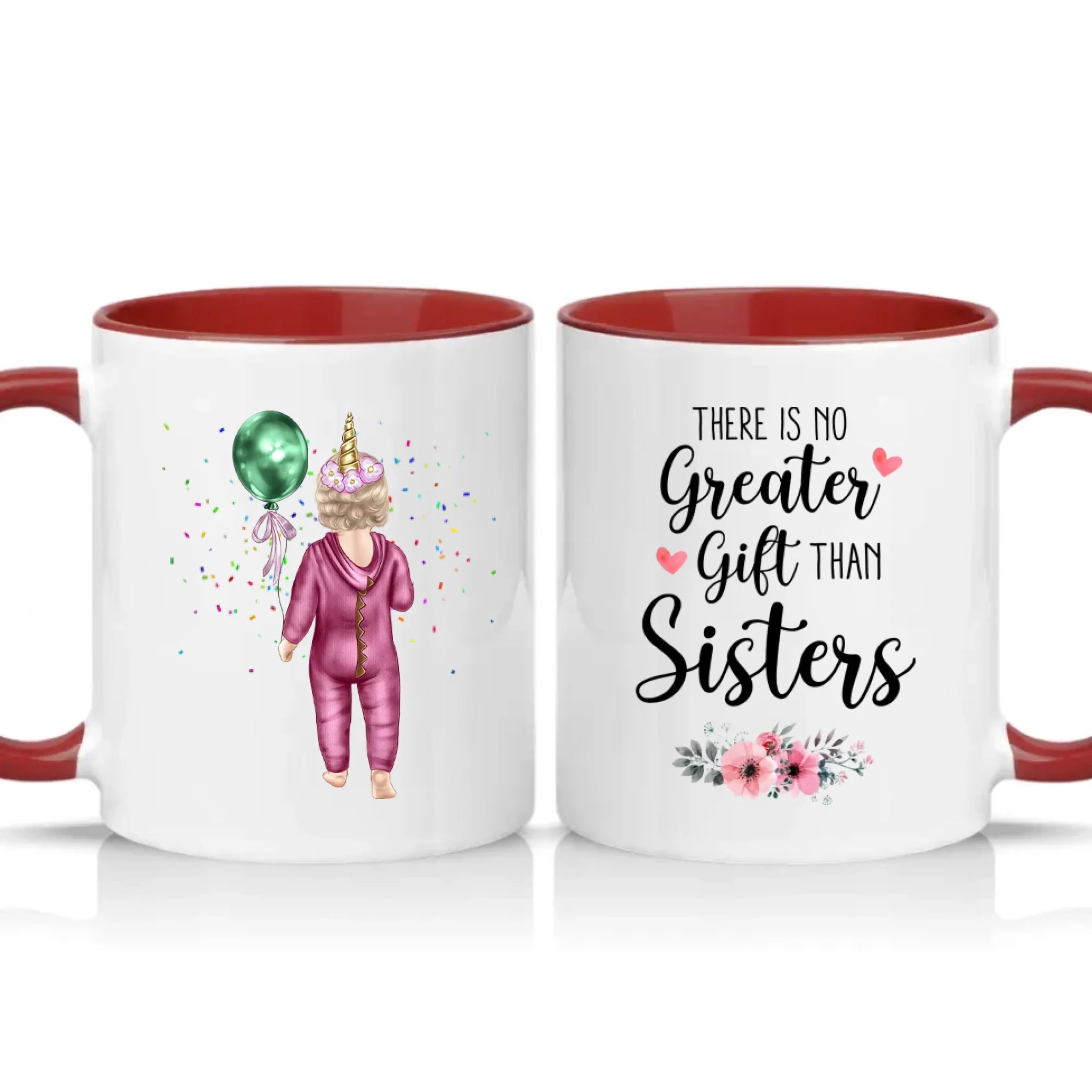 Two Tone 11oz Mug Burgundy