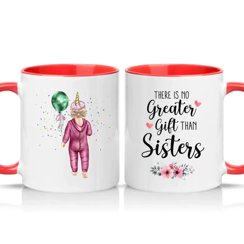 Two Tone 11oz Mug Red
