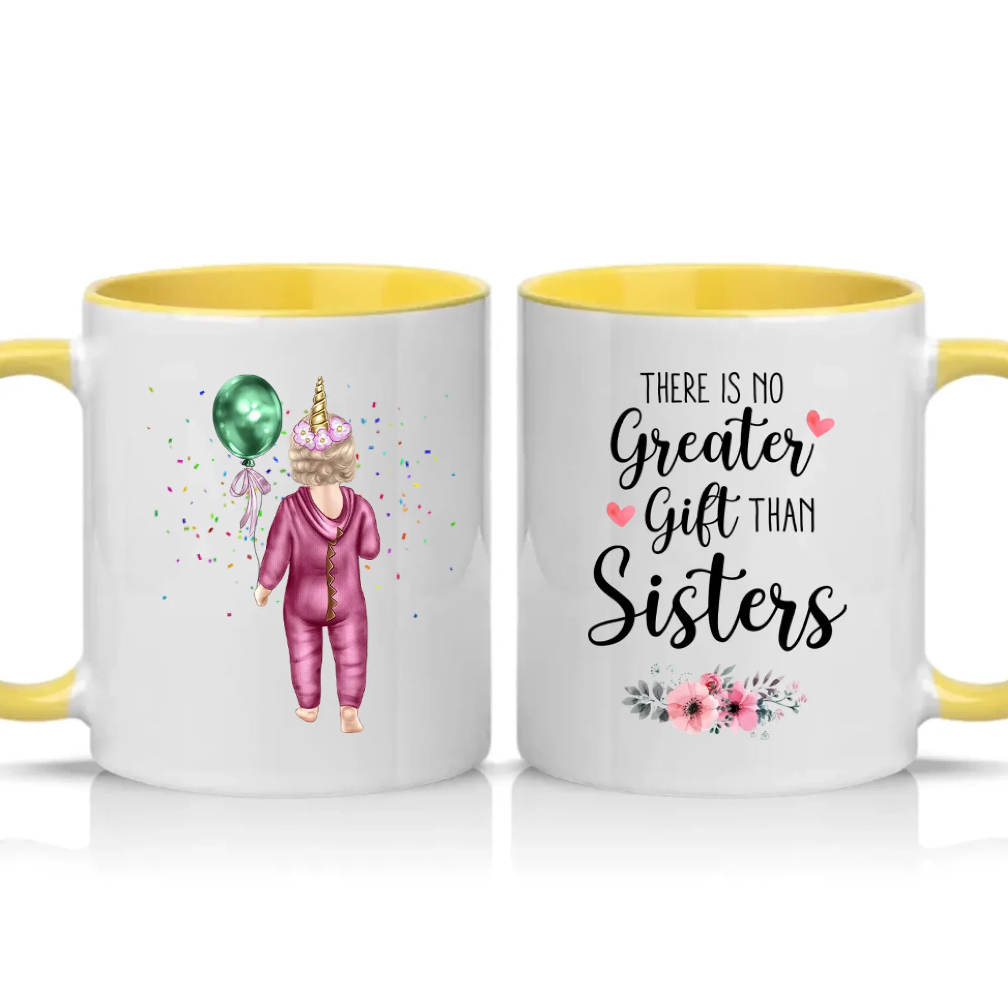 Two Tone 11oz Mug Yellow