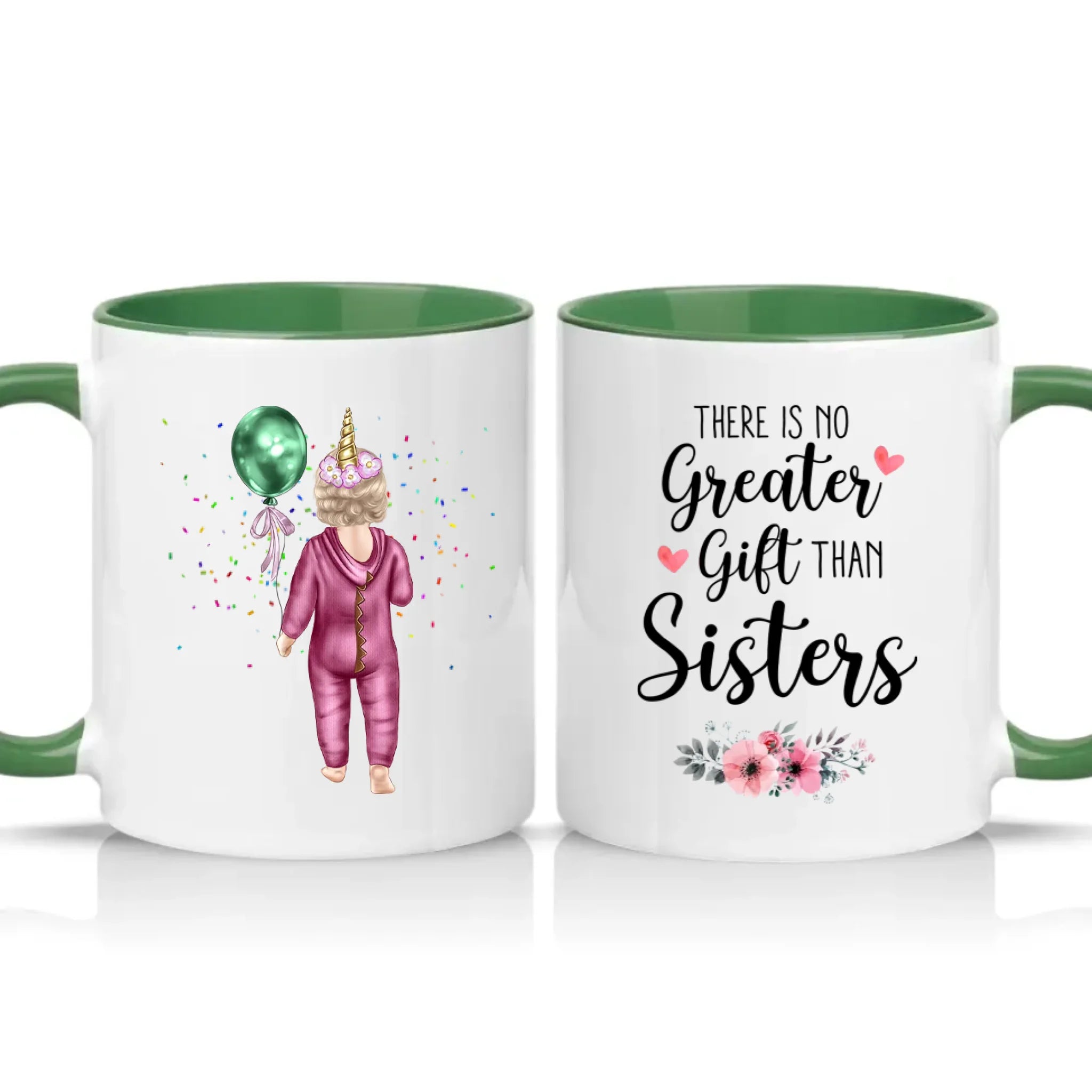 Two Tone 11oz Mug Racing Green