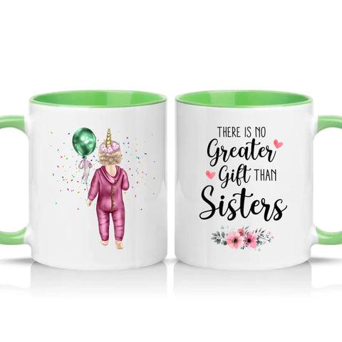 Two Tone 11oz Mug Green