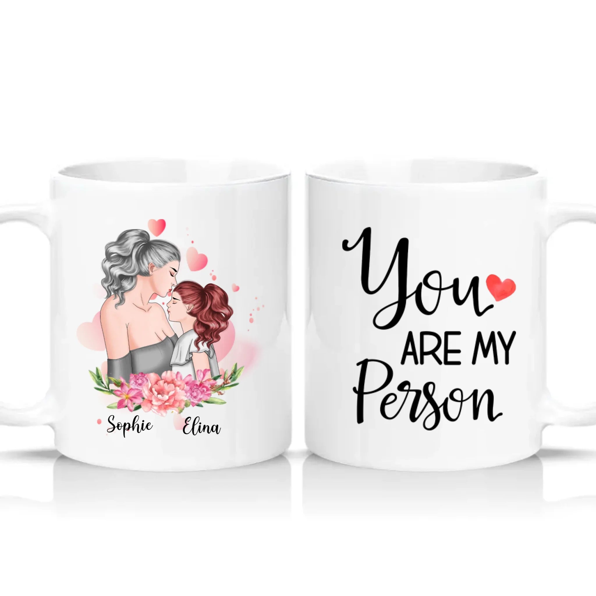 Two Tone 11oz Mug White