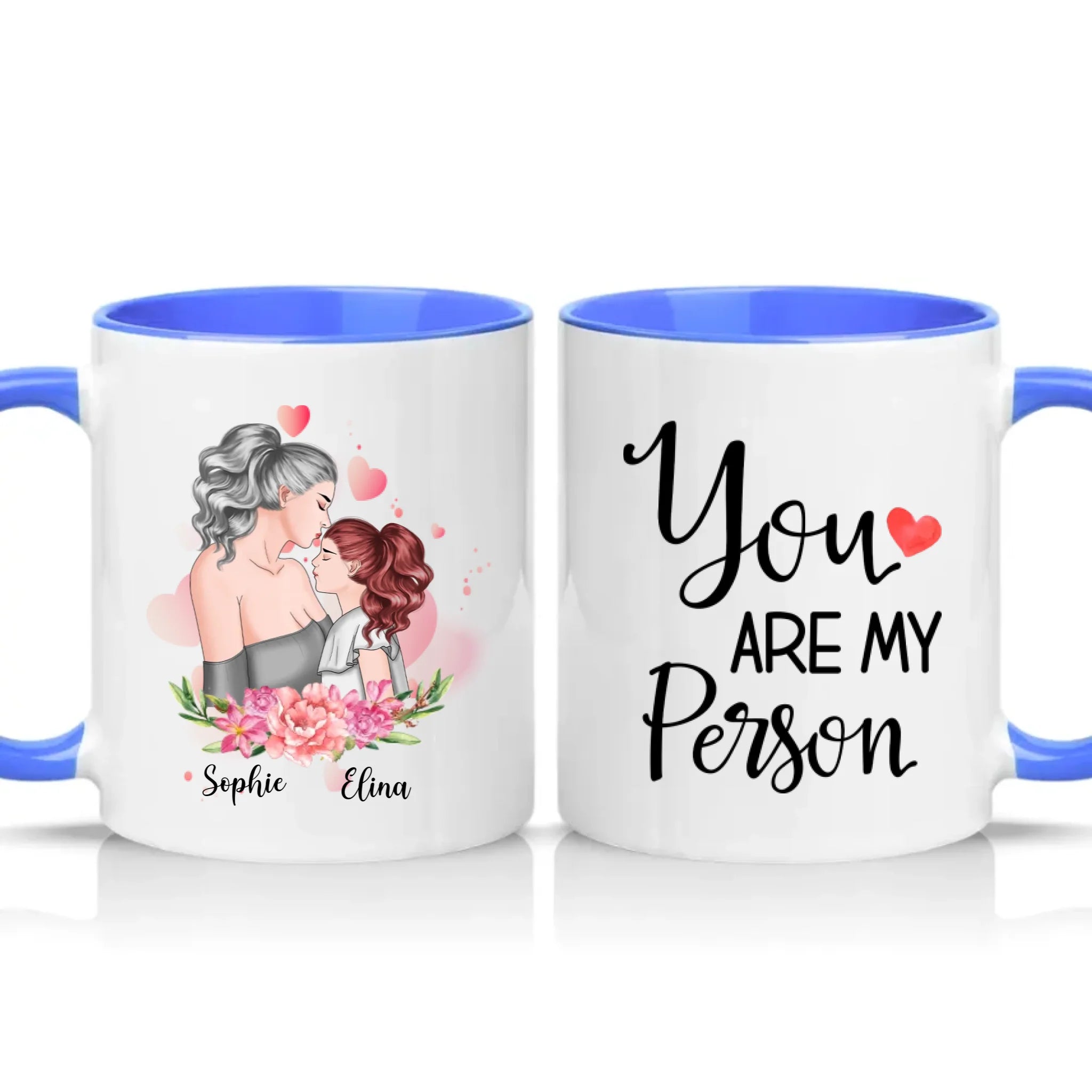 Two Tone 11oz Mug Medium Blue