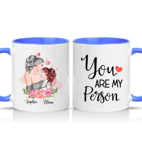 Two Tone 11oz Mug Medium Blue