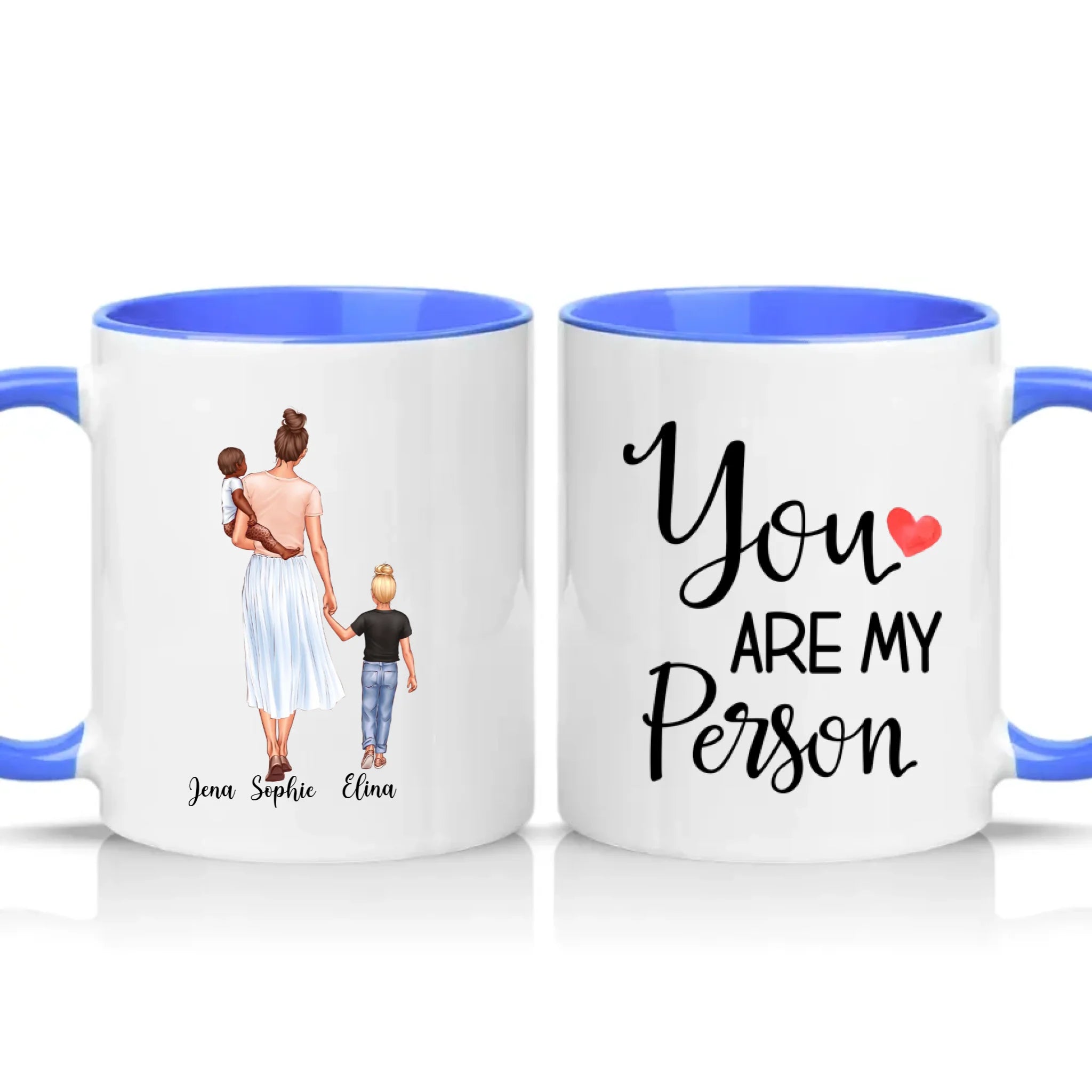 Two Tone 11oz Mug Medium Blue