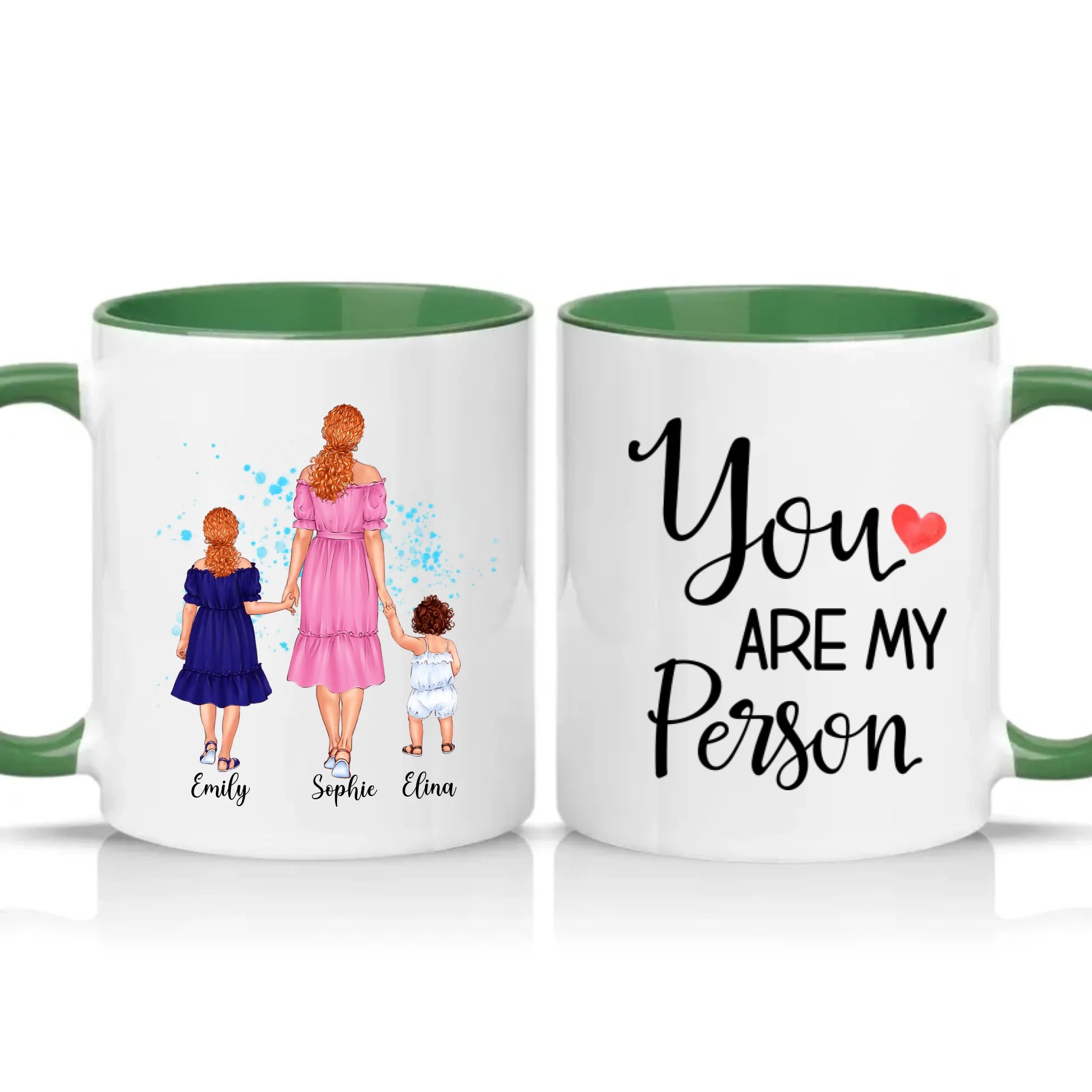 Two Tone 11oz Mug Racing Green
