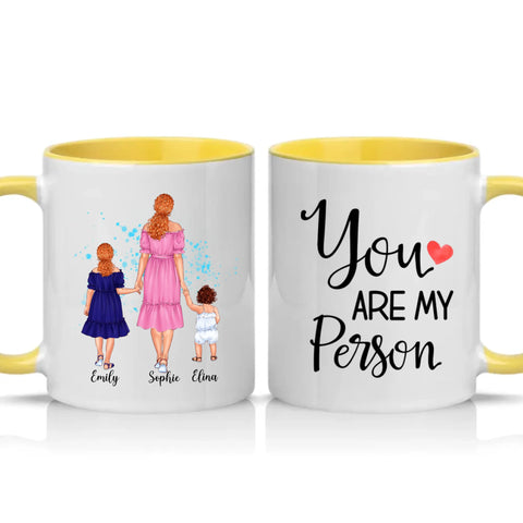Two Tone 11oz Mug Yellow