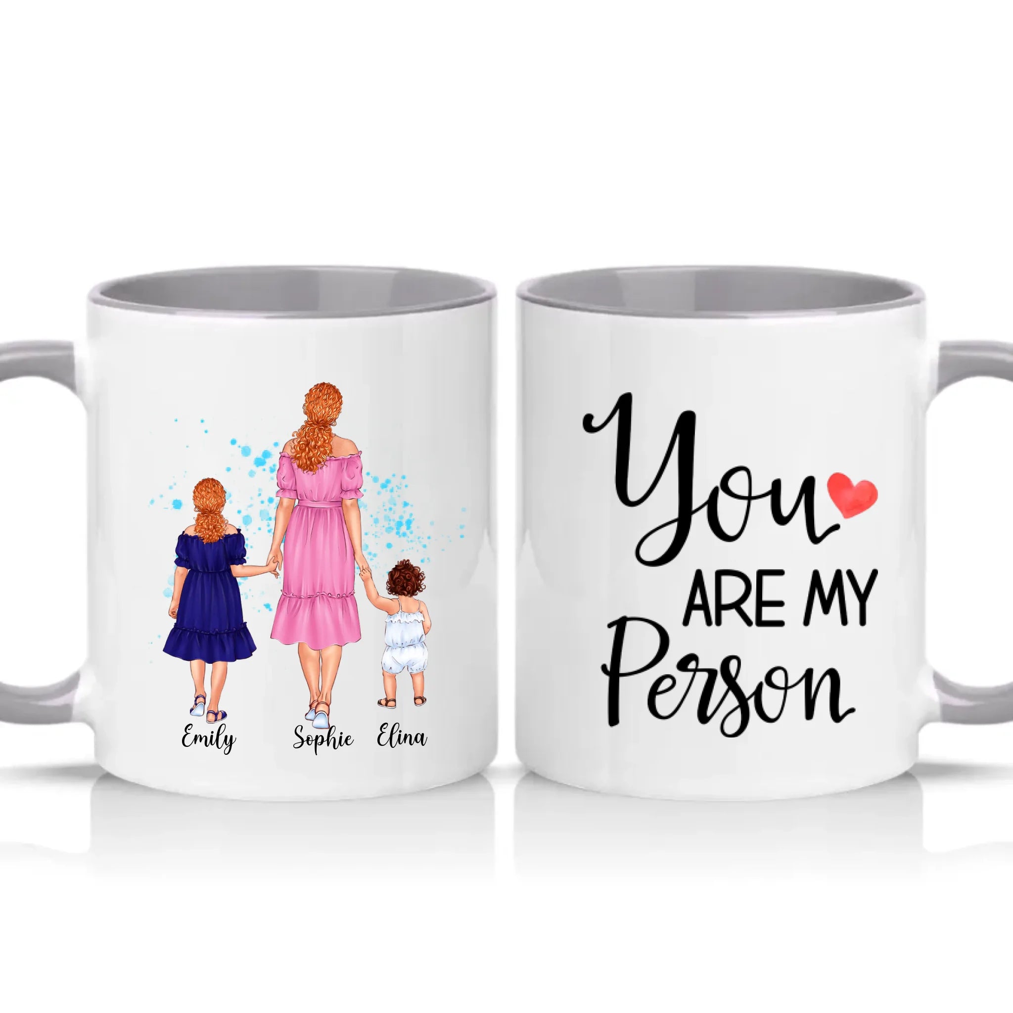 Two Tone 11oz Mug Grey