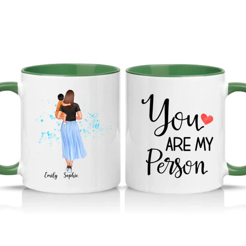 Two Tone 11oz Mug Racing Green