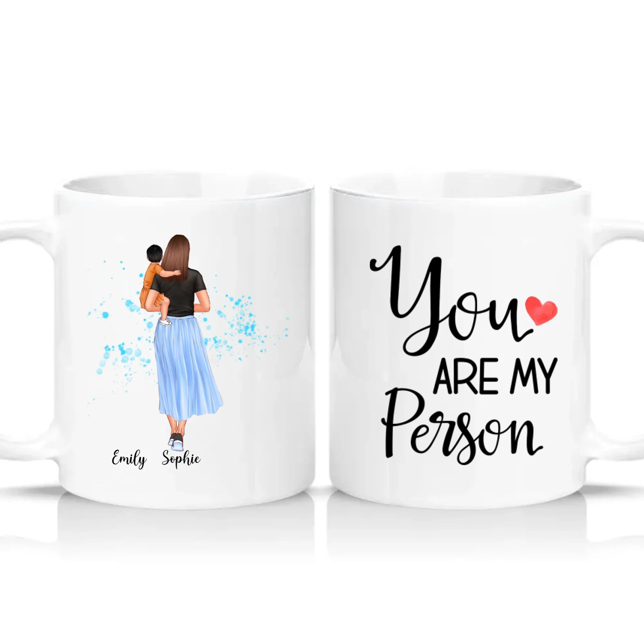 Two Tone 11oz Mug White