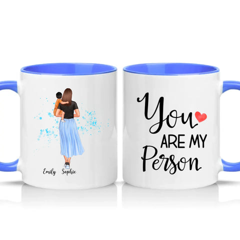 Two Tone 11oz Mug Medium Blue