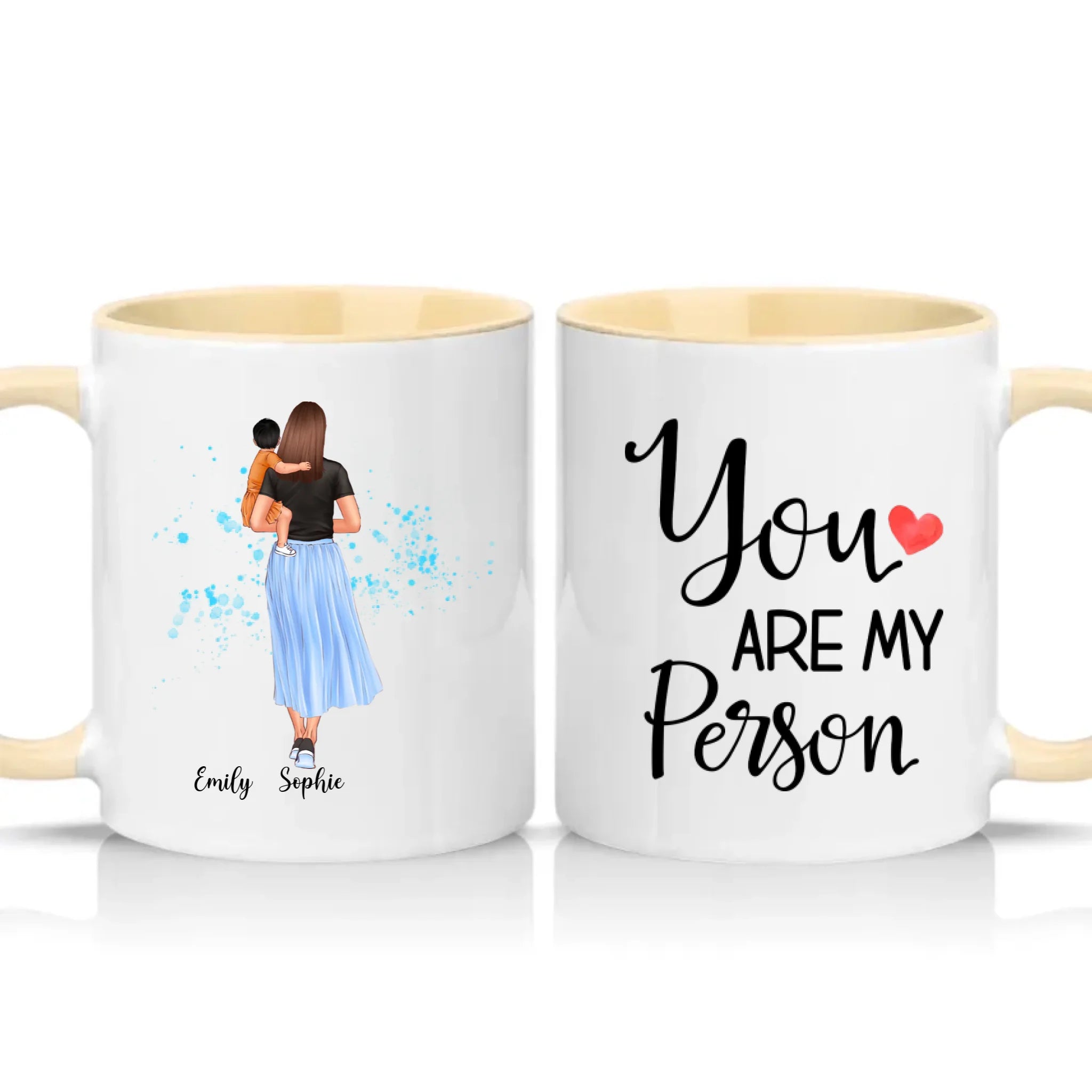 Two Tone 11oz Mug Cream