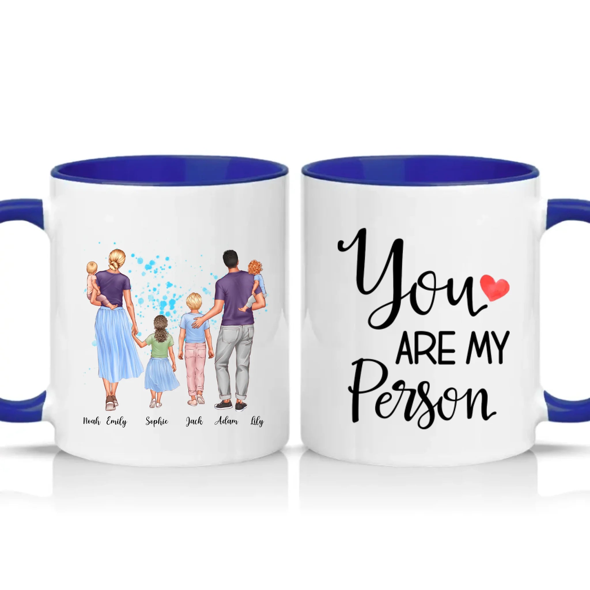 Two Tone 11oz Mug Dark Blue