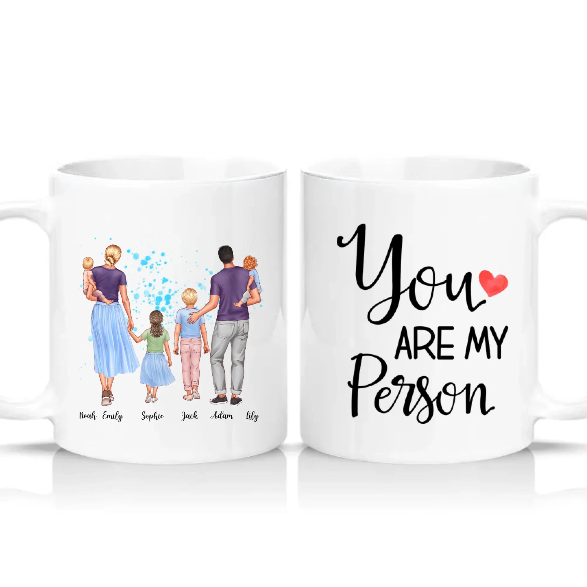 Two Tone 11oz Mug White